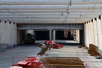 Entrée de la tranchée couverte