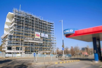 Системата PERI UP Flex е пригодена да следва всяка конструктивна форма