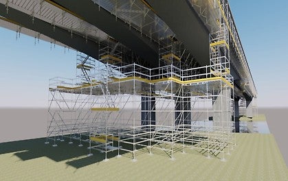 PERI provides 3d modelling to enable clients to plan ahead and prevent risks.