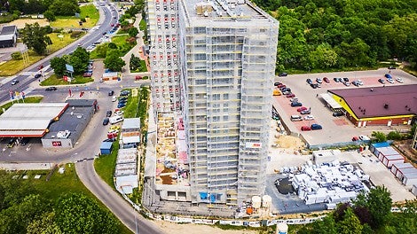 Rusztowanie fasadowe PERI UP Easy