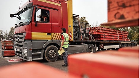 Frachtmanagement, PERI Lager 