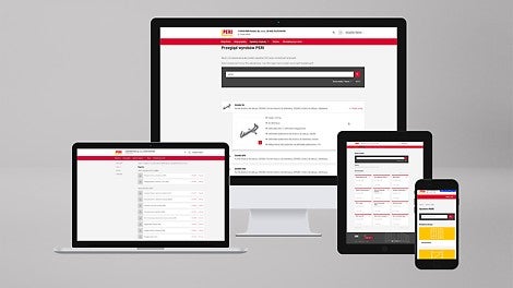 Portal myPERI - nawigacja i wyszukiwanie są równie proste na komórce, tablecie, jak i laptopie.<br/>