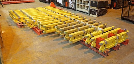 In addition to being PERI’s first-ever product, the GT24 Girder was one of the most widely used temporary works products throughout the build of V&amp;A Dundee, as it formed a crucial part of the formwork shutters which helped shape its concrete structure. 