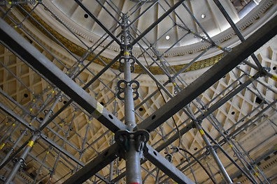 Долна скелетна конструкция от система PERI UP Flex - Етап на изграждане