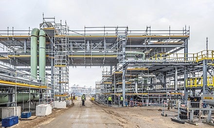 Foto 3 <br/><br/>Modulaarseid PERI UP tellinguid sai kiiresti kohandada muutuvatele objektioludele, võimaldades paindlikku ehitusprotsessi. <br/><br/><br/> 