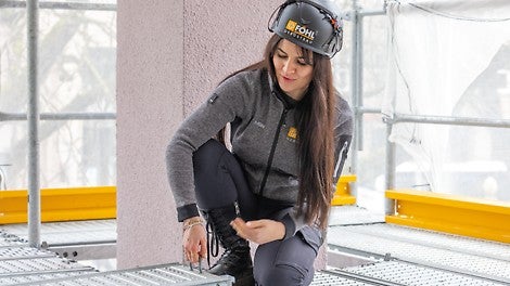 Die Flexibilität, die Sicherheit sowie die einfache Montage waren für Patricia Föhl und ihr Team die ausschlaggebenden Punkte für die Investition in das PERI UP Gerüstsystem.