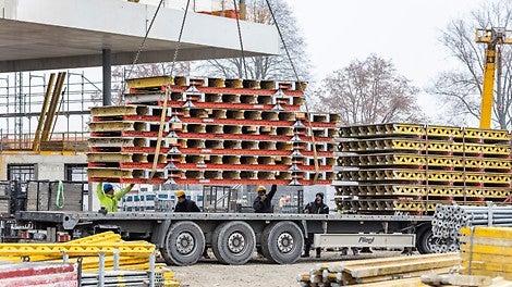 PERI Frachtmanagement auf der Baustelle 