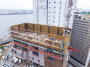 First Bank Head office façade improvement