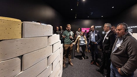 At bauma, the TwistBlock Moulds formwork system co-developed by PERI was showcased, a system that won the German Innovation Award 2021 in the “Building &amp; Elements” category. With TwistBlock Moulds, slum dwellers are given the ability to make their own building materials in the form of hollow concrete blocks, thereby enabling them to create better housing on their own.