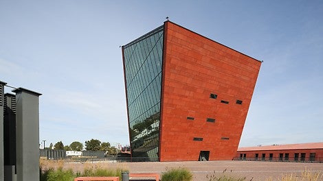 The finished Muzeum II Wojny Światowej in Gdańsk, Poland.