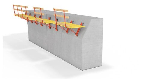 Die leichten VGK Arbeitsbühnen sind bestens geeignet für Projekte mit komplexen Geometrien. Die Bühnen stehen in drei verschiedenen Breiten zur Auswahl, um verschiedensten Anforderungen gerecht werden zu können.