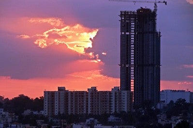 Evening VIew in finishing stage