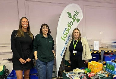 Employees at PERI’s head office in Rugby have been actively supporting their local community by donating essential items to the Rugby Foodbank.