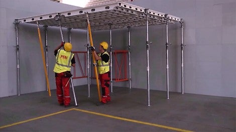 Lekkie, aluminiowe deskowanie stropowe