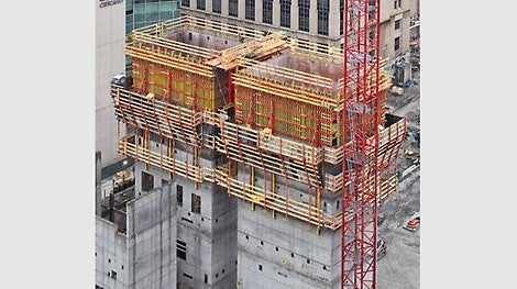 &lt;p&gt;A milestone in self-climbing technology: PERI introduces the ACS. Climbing takes place with the hydraulic climbing mechanism without the use of a crane. Comfortable working platforms protect site personnel during all weathers.&lt;/p&gt;<br/>