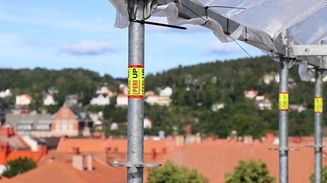 Säkerhet - både vid montage/demontage av ställning