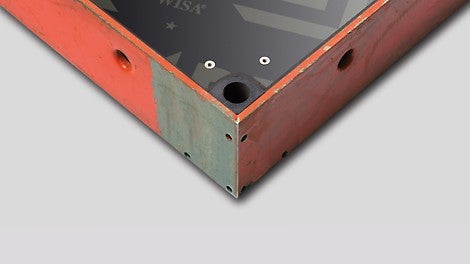 Nach dem Einplatten und Versiegeln ist die Rahmentafelschalung wieder voll einsatz- und funktionsfähig.