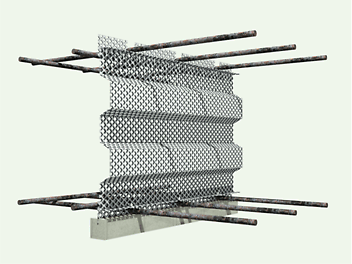 BECOSTOP AS-V is a shuttering unit designed for the installation of construction joints. Applications include construction joints in base slabs, walls and floor slabs.