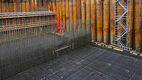 540 m² TRIO väggform används för innerväggarna