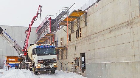 Valut käynnissä tammikuun paukkupakkasilla.