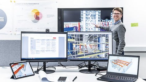 Wie die digitalen Tools von PERI funktionieren und zusammenspielen erleben Besucher auf der bauma. Darüber hinaus können mit Experten die individuellen Einsatzmöglichkeiten besprochen werden.