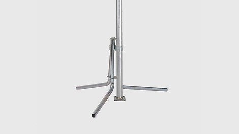 Erection aid for slab props