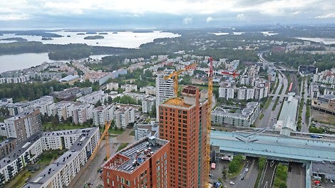 Atlas valmistuu aivan Vuosaaren metroaseman viereen.