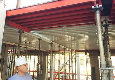 Кофриране на плоча със система GRIDFLEX