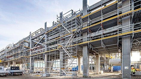 Dank detaillierter 3D-Planung und streng kontrollierter Logistik konnten Materialnachschub und Montageabläufe während des gesamten Projekts reibungslos koordiniert werden.