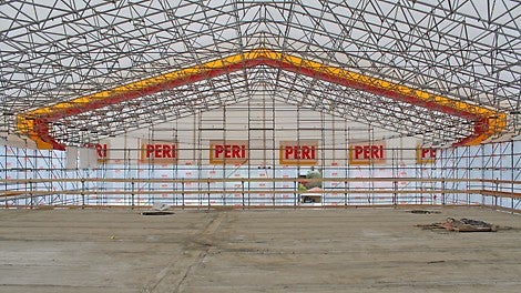 PERI LGS -sääsuoja on suurimmalta leveydeltään 43 metriä. 