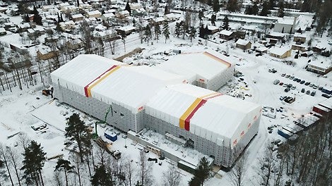 LGS 150 -sääsuojaa peittää kaikki kolme kokonaisuutta tammikuussa 2022.