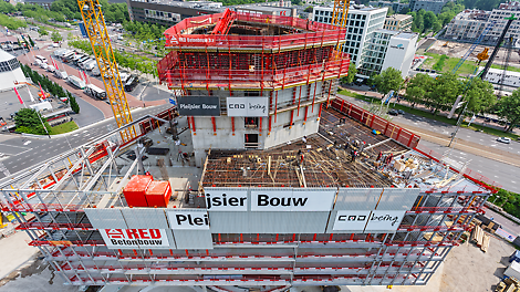 The nhow Amsterdam RAI Hotel already impressed during the construction phase with its triangular shape.<br/>