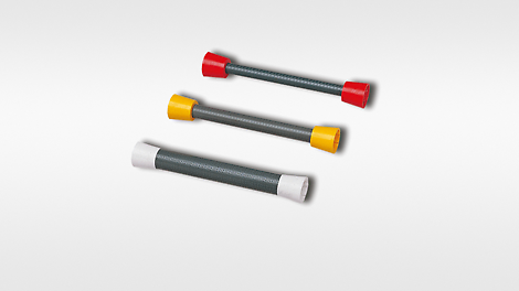 Pro všechny typy stěnového bednění - zde systém těsnících kónusů DK