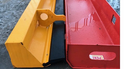 Endeskot form med gummilæbe der sikre tæthed mellem armering og form.