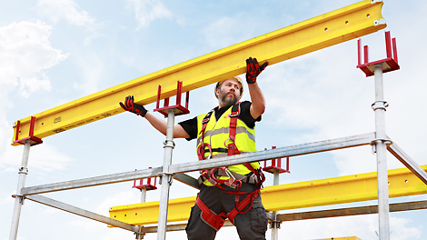 Модульная система опалубки перекрытий объемной формы.