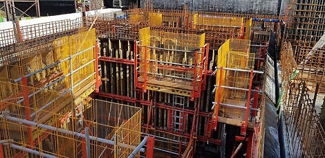 Tour DUO-1 : détails des plateformes RCS intérieures, janvier 2019