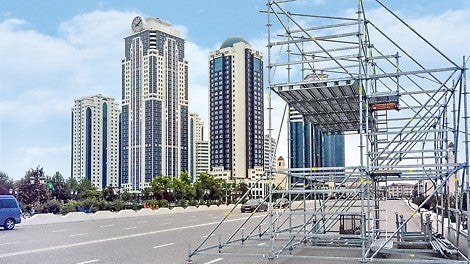 Площадка для установки светового или сценического оборудования.