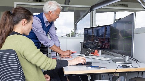 Die Ingenieure der Düsseldorfer PERI Niederlassung konzipierten mithilfe von PERI CAD einen sicheren und wirtschaftlichen Systemeinsatz.