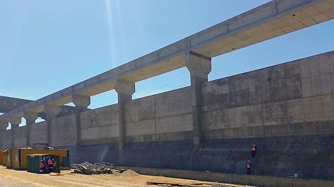 Efficient formwork solutions for port terminal storage areas