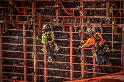 TRIO Panel formwork was used in the construction of Phase 1 of the 80-acre campus.