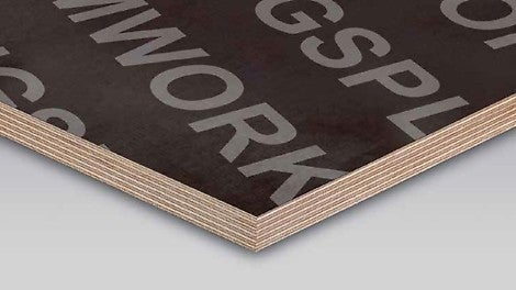 Verzugsarme Betonschalungsplatte