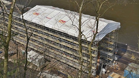 Železniční most, Děčín<br/>Zastřešení LGS