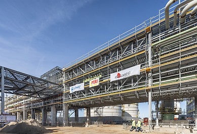 PERI inseneride ja COIMECi objektimeeskonna tihe koostöö tagas täpsed töövood ja kõrged ohutusstandardid. <br/><br/>(Foto: PERI SE) 