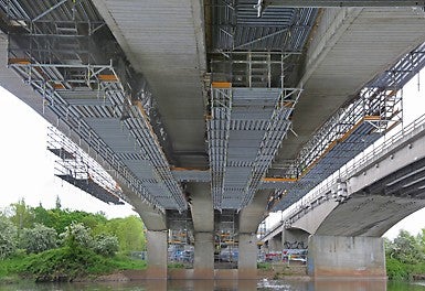 The A52 Clifton Bridge, a major National Highways upgrade project in Nottingham, is a complex structure, which required repairs inside and underneath the bridge to strengthen the concrete.
