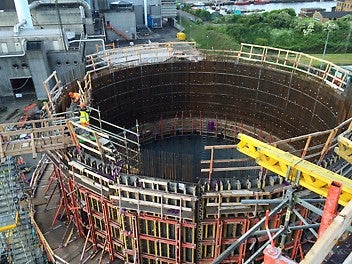 Støbning af tank med VARIO Rundforme