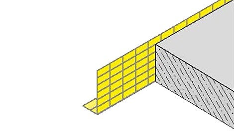 Pecafil L-profil utside. Kan gjenbrukes. (Foto: Max Frank)