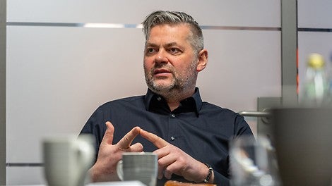 Martin Schäfer im Gespräch