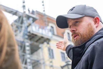 Bereits im Kindesalter war er vom Gerüstbau fasziniert und das lässt ihn bis heute nicht mehr los.