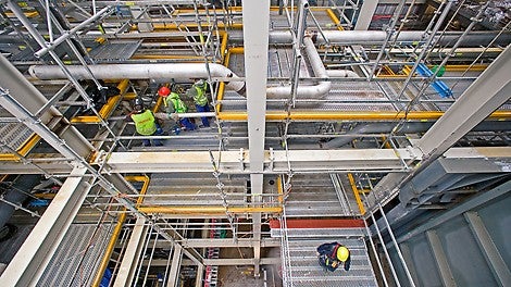 PERI UP Flex modulstillads, også anvendt i induestrien.