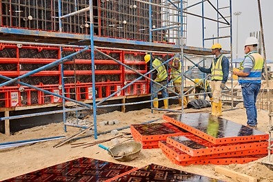 Construction of office complexes in Lekki Free Trade Zone with Handset Alpha 